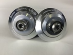 HANS POSTS FOR M6-SAH SILVER w/ ARAI LOGO